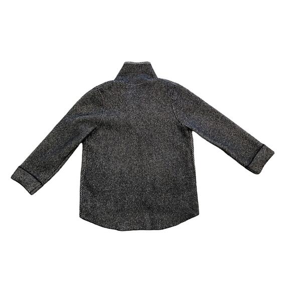 Contemporaine Par Simons Cocoon One Button Jacket Stretch Knit Double Breast Med - Picture 7 of 11